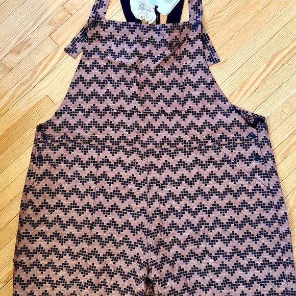ACE & JIG "Huck" shortall in herringbone, Size 2X, NWT - Picture 4 of 8